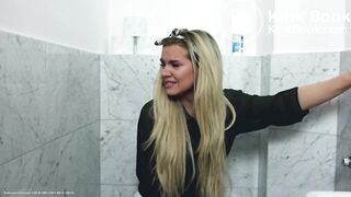 Two sexy teens toilet diarrhea farting scene