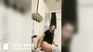 Sexy teen runny toilet pooping - video 10