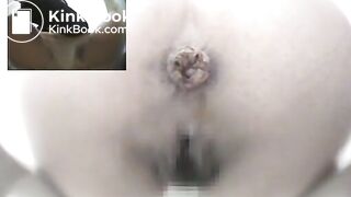 japan chubby OL PROLAPSED ass soft shitting