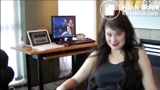 Sharting woman with poop