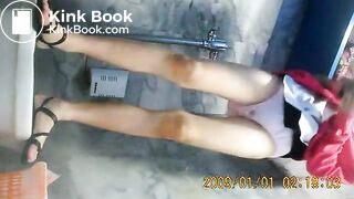 Cute Thai girl poop