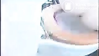 Simone goes big in the toilet