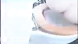 Simone goes big in the toilet