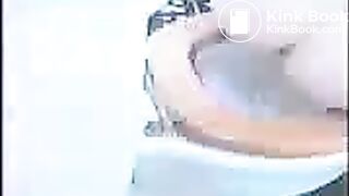 Simone goes big in the toilet