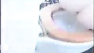 Simone goes big in the toilet