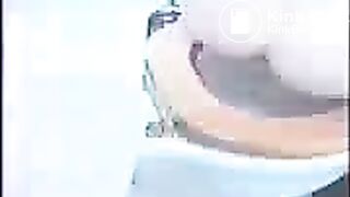 Simone goes big in the toilet