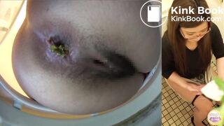 Japanese Girl great Pooping in toilet Restaurant