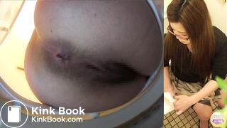 Japanese Girl great Pooping in toilet Restaurant