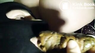 scat eating - video 25