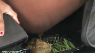 Ebony shit salad