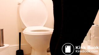 Female toilet poop - video 2
