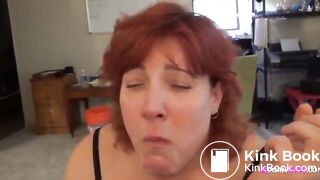 Chubby scat mature eat shit