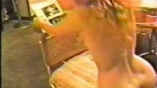 Vintage Reading a Magazine