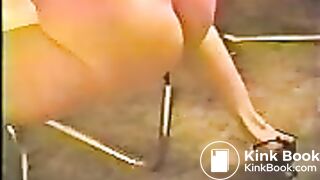 Vintage Reading a Magazine