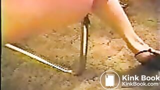 Vintage Reading a Magazine