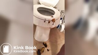 milf miss the toilet