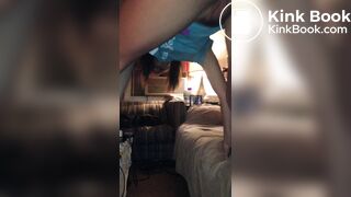 beautiful girl pooping for you