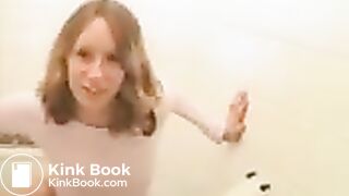 Pooping on toilet - video 9