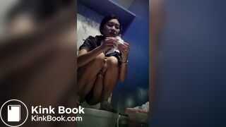 Kalaland student girl quick pooping in 1 minute 55 seconds