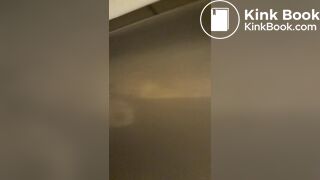 Woman shitting in public toilet - video 7