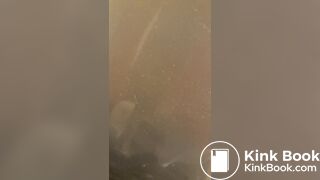 Woman shitting in public toilet - video 7