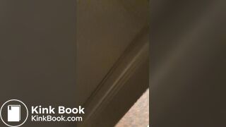 Girl pooping in public toilet - video 5