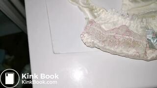 A LOVELY JAPAN YELLOW EMBROIDERY PANTY WHEN WAS NEW AND CLEANING.