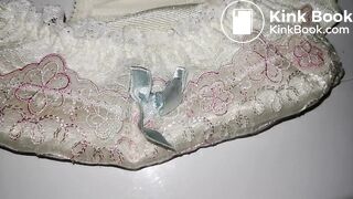 A LOVELY JAPAN YELLOW EMBROIDERY PANTY WHEN WAS NEW AND CLEANING.