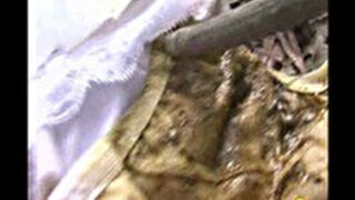 Japanese panty poop among the trees