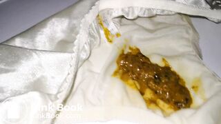 A LOVELY JAPAN YELLOW EMBROIDERY PANTY AFTER PLAYING