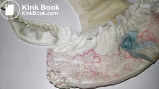 A LOVELY JAPAN YELLOW EMBROIDERY PANTY AFTER PLAYING