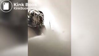 Milf caught having urgent poop