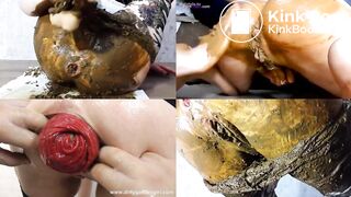 Shitting Smearing Split-screen Scat Compiilation