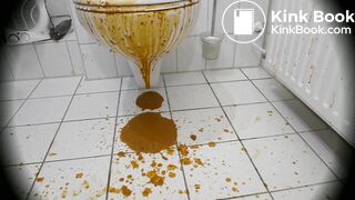 a mess of diarrhea