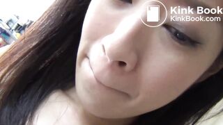 Good little Amateur Asian Pooping Slut