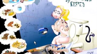 Girl toilet diarrhea flash game