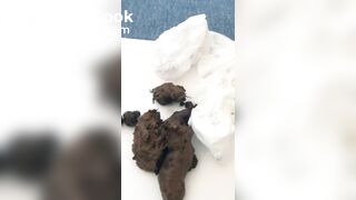 Stunning little Asian Shit Slut Poops Twice