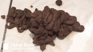 Huge string poo, very hot!