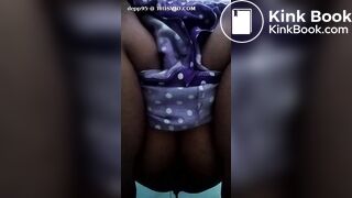 Celana Ungu boker di wc