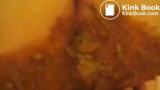 Really messy poo fuck