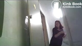 Korean cafe toilet pooping/pissing voyeur1