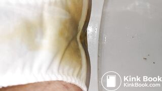 Ready to play that lovely white flower embroidery panty again