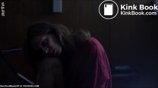 Movie scene - Woman shits on her boss's desk