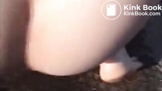 Young Cute Girl Shits