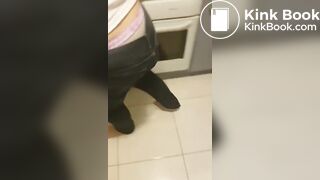 daddys girl walks with poop in her jeans