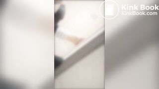 Asian wife gets to to squat, piss and shit from the edge of the bath