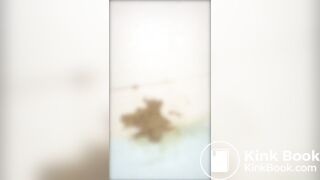 Asian wife gets to to squat, piss and shit from the edge of the bath