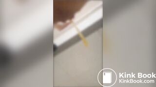 Asian wife gets to to squat, piss and shit from the edge of the bath