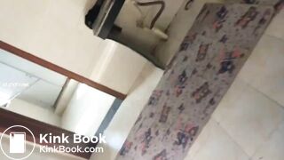 Spying Chinese Girl Pooping and Got Caught
