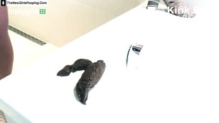 bathtub poop - video 4